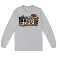Moon Dust Eat. 1776 eagle 4th of july Long Sleeve Tee - HowdyJamesFarm