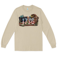 Mushroom Eat. 1776 eagle 4th of july Long Sleeve Tee - HowdyJamesFarm