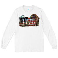 White Eat. 1776 eagle 4th of july Long Sleeve Tee - HowdyJamesFarm