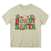 Mossy howdy santa Heavy Core Tee - MaliasSmallBusiness
