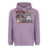 Lavender Bunny mama Heavyweight Hoodie - CowhideDigitalArt