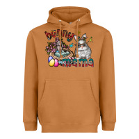 Meerkat Bunny mama Heavyweight Hoodie - CowhideDigitalArt