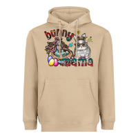 Mushroom Bunny mama Heavyweight Hoodie - CowhideDigitalArt
