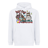 White Bunny mama Heavyweight Hoodie - CowhideDigitalArt