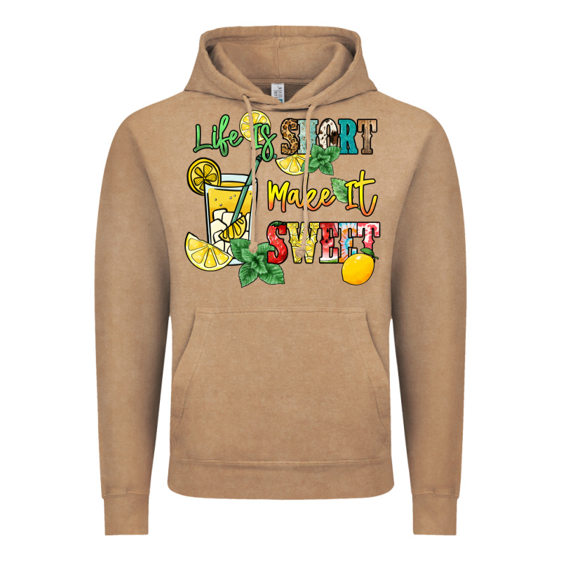 Life Is  Make It Sweet Vintage Hoodie by NancyCooperArtShop | Teevron