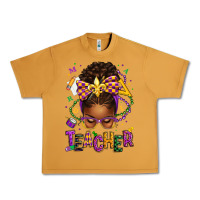 Peanut Butter mardi gras teacher afro messy bun Urban Heavy Tee - texasbilliewilder