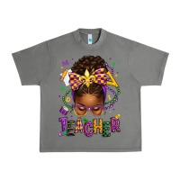 Tornado mardi gras teacher afro messy bun Urban Heavy Tee - texasbilliewilder