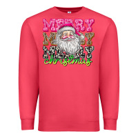 Cardinal merry merry merry christmas Premium Sweatshirt - CowhideDigitalArt