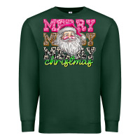 Sports Green merry merry merry christmas Premium Sweatshirt - CowhideDigitalArt