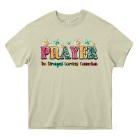 Mossy prayer the strongest wireless connection Heavy Core Tee - JahusDesignShop