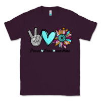 Plum Peace Love Sunshine Classic Tee - Bettercallsaul
