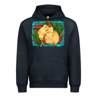 Navy western cowboy chicks cactus coop animals  leopard serape turquoise Urban Hoodie - Artiststas