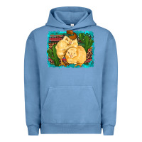 Pigment Pebble Blue western cowboy chicks cactus coop animals  leopard serape turquoise Urban Hoodie - Artiststas