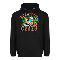 Black Beautiful Crazy Summer Heavyweight Hoodie - CowhideDigitalArt