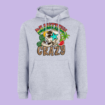 Beautiful Crazy Summer Heavyweight Hoodie Designed By Cowhidedigitalart