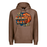 Chestnut it's game day y'all basketball Premium Hoodie - FaDigitalArtStudio