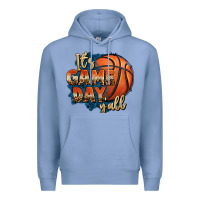 Colony Blue it's game day y'all basketball Premium Hoodie - FaDigitalArtStudio