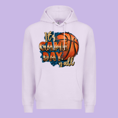 It's Game Day Y'all Basketball Premium Hoodie Designed By Fadigitalartstudio