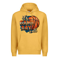 Mustard it's game day y'all basketball Premium Hoodie - FaDigitalArtStudio