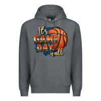Rock it's game day y'all basketball Premium Hoodie - FaDigitalArtStudio
