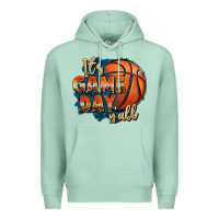 Seafoam it's game day y'all basketball Premium Hoodie - FaDigitalArtStudio