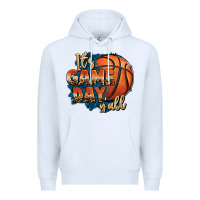 White it's game day y'all basketball Premium Hoodie - FaDigitalArtStudio