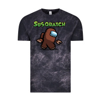 Cloud Black susquatch gift nature Vintage Tee - lanVoArt