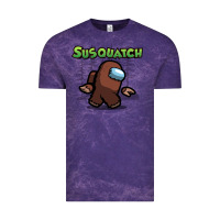 Cloud Purple susquatch gift nature Vintage Tee - lanVoArt