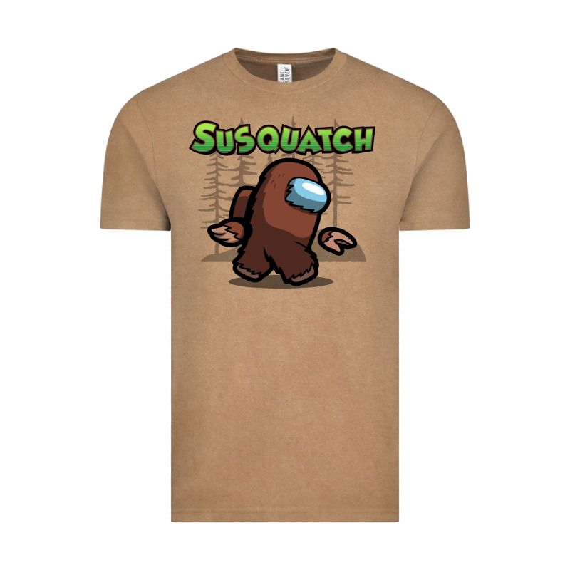 Susquatch Gift Nature Vintage Tee by lanVoArt | Teevron