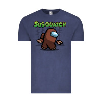 Vintage Denim susquatch gift nature Vintage Tee - lanVoArt