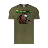 Vintage Olive susquatch gift nature Vintage Tee - lanVoArt