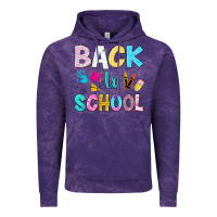 Cloud Purple back to school Vintage Hoodie - NancyCooperArtShop