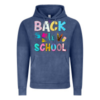 Vintage Denim back to school Vintage Hoodie - NancyCooperArtShop