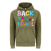 Vintage Olive back to school Vintage Hoodie - NancyCooperArtShop