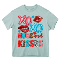 Arona xo xo hugs and kisses Heavy Core Tee - NancyCooperArtShop