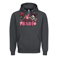 Smoke Valentine Babe Valentine's Day Skull Zipper Hoodie - FaDigitalArtStudio
