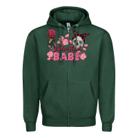 Sports Green Valentine Babe Valentine's Day Skull Zipper Hoodie - FaDigitalArtStudio