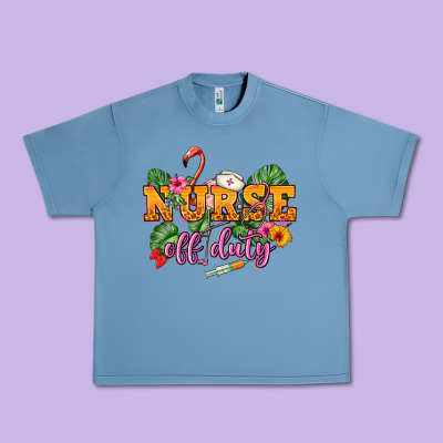 Nurse Off Duty Urban Heavy Tee Designed By Nancycooperartshop