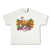 Pistachio Nurse off duty Urban Heavy Tee - NancyCooperArtShop