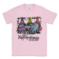 Bubblegum Pink I Want Hippopotamus For Christmas Classic Tee - Bettercallsaul