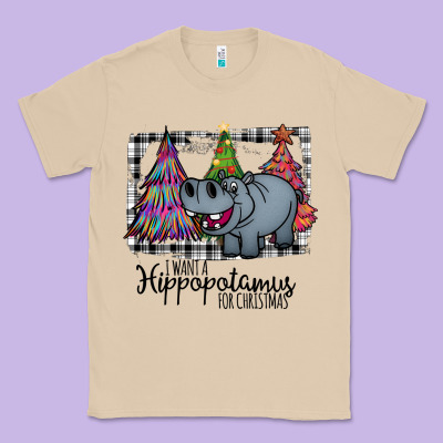 I Want Hippopotamus For Christmas Classic Tee Designed By Bettercallsaul