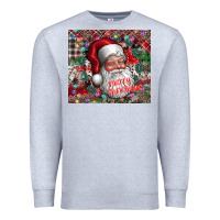 Heather Grey merry christmas Premium Sweatshirt - CowhideDigitalArt