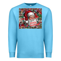 Ocean Blue merry christmas Premium Sweatshirt - CowhideDigitalArt