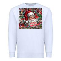 White merry christmas Premium Sweatshirt - CowhideDigitalArt