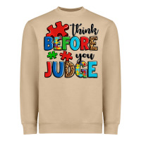 Mushroom think before you judge Heavyweight Sweatshirt - OliviaCreatesArt