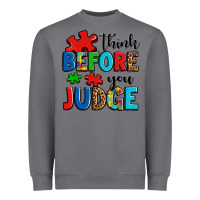 Storm think before you judge Heavyweight Sweatshirt - OliviaCreatesArt
