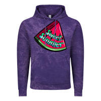 Cloud Purple sweet summer watermelon Vintage Hoodie - NancyCooperArtShop
