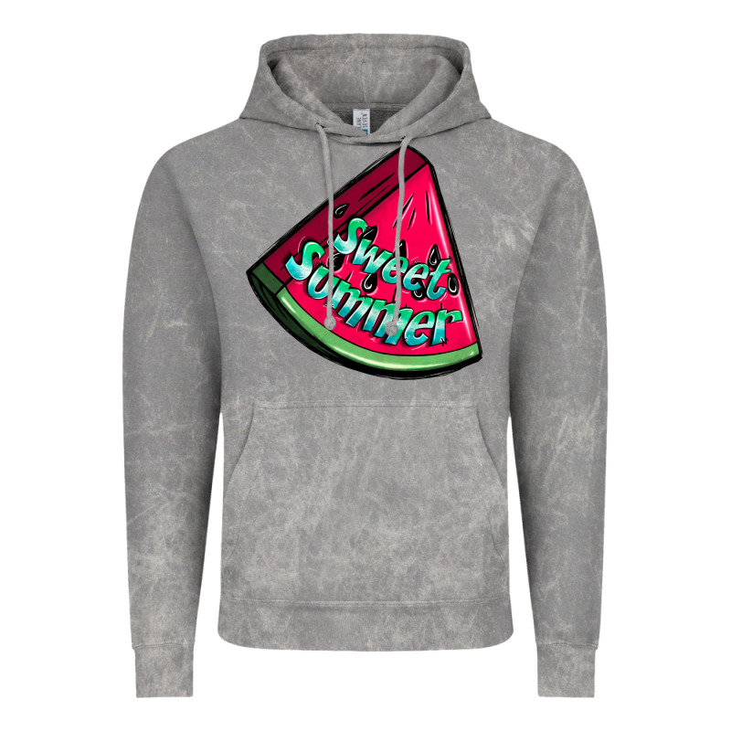 Sweet Summer Watermelon Vintage Hoodie by NancyCooperArtShop | Teevron