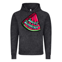 Vintage Black sweet summer watermelon Vintage Hoodie - NancyCooperArtShop