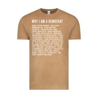 Vintage Camel Why I am a Democrat cool political outfit for democrats Long Sleeve Vintage Tee - lanVoArt